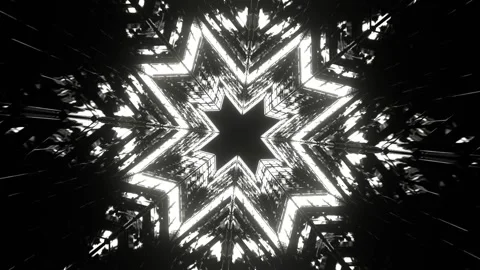 White Cross-Type Strobe Background VJ Loop in 4K Stock Footage 270541318