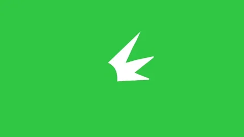 White crown icon rotating on green screen background with smooth loop animation Stock Footage 329905375