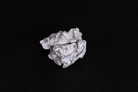 White crumbled paper Stock Photos