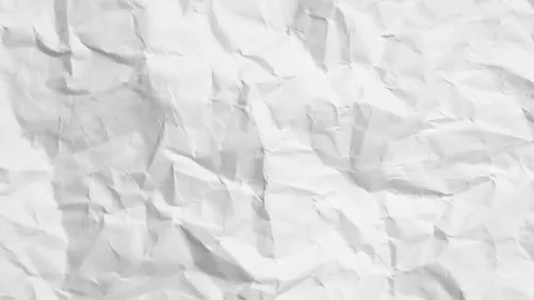 White crumpled paper background animation. Stock Footage 309294167