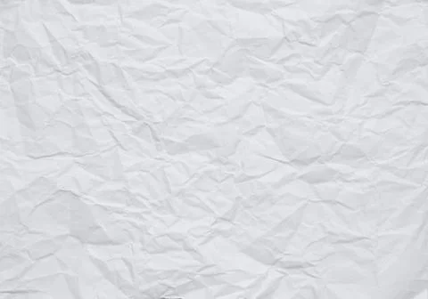 White crumpled paper background with texture Stock Photos