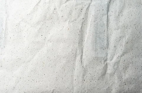 White crumpled paper background, texture old for web design screensavers Stock Photos
