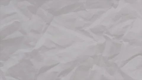 White Crumpled Paper Texture and Creased Surface Background Vidéo 340522493
