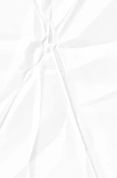 White crumpled paper texture background Stock Illustration
