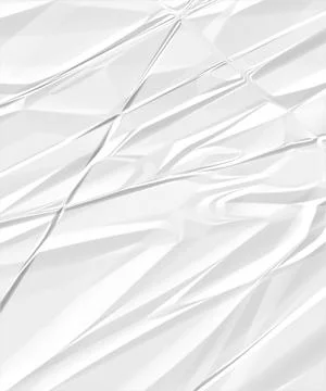 White crumpled paper texture background Stock-Illustration