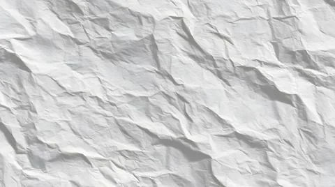 White crumpled paper texture background. Close-up of white crumpled paper Stock Illustration