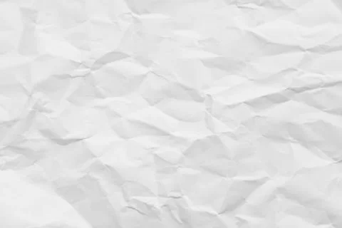 White crumpled paper texture background.. Stock Photos