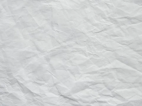 White crumpled paper texture background Stock Photos