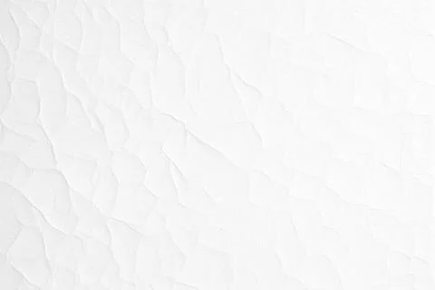 White crumpled paper texture background ,parchment paper copy space as Stock Photos