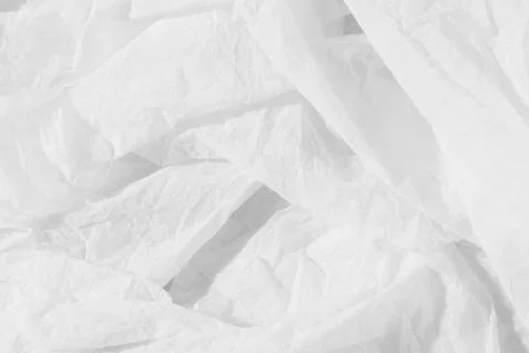 White crumpled paper texture for background Stock Photos