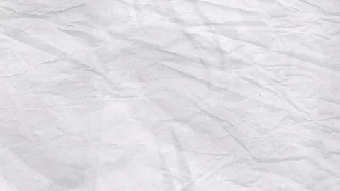 White crumpled paper texture background with realistic distressed creases a.. Stock Photos
