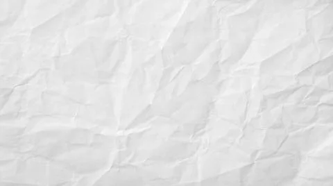 White crumpled paper texture for design and text Illustrazione stock