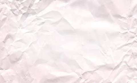 White crumpled paper texture 写真素材