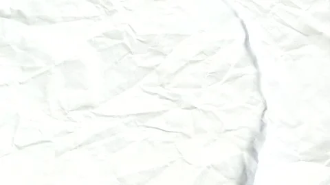 White crumpled paper texture, Stop motion animation, paper texture looping .. Stock Footage 346559298