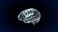 white crystal brain still render Illustration