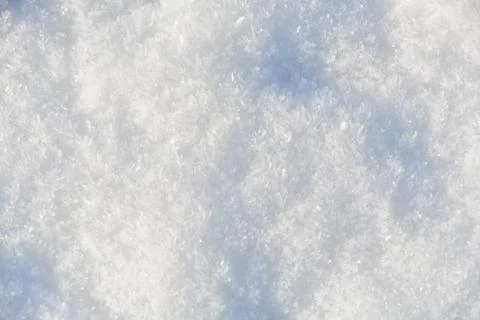 White crystals of snow. Texture background Stock Photos