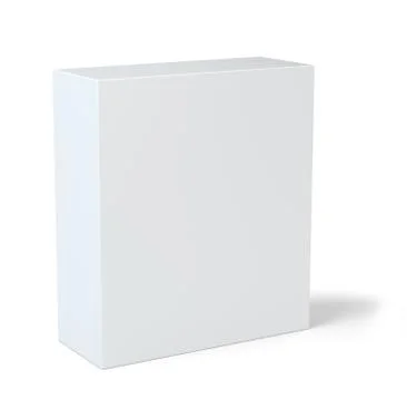 White cube on background sudio Illustrazione stock