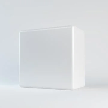 White cube Stock Illustration
