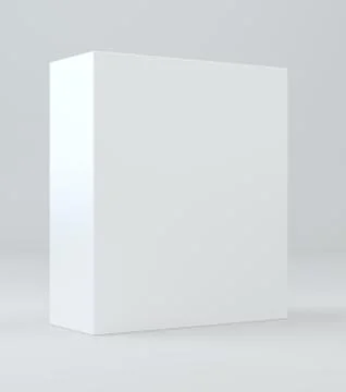 White cube. mockcup for your design Stock Illustration