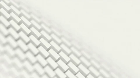 White Cubes Background. Abstract Minimalistic Tech Concept Stock Footage 84414303