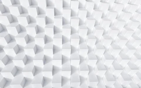 White cubes background Foto stock