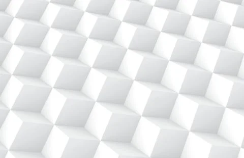 White cubes background Foto stock
