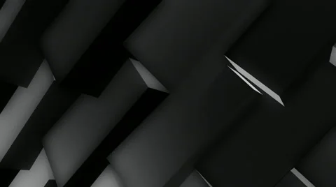 White cubes row Stock Footage 55214461