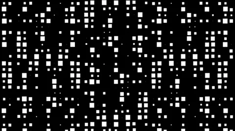 White cubes Wall Video stock 35749907