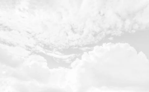 White cumulus clouds backghround Stock Photos
