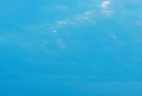 White cumulus clouds blue sky. Stock Photos