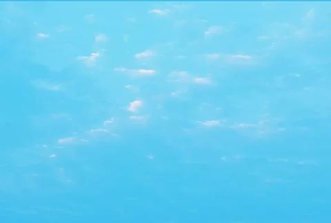 White cumulus clouds blue sky. Stock Photos
