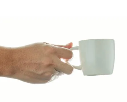 White Cup coffee Stock Photos