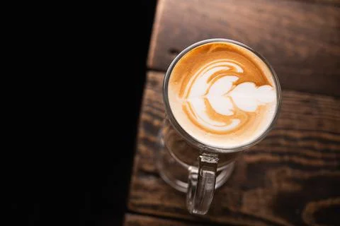 White cup of coffee Stock Photos