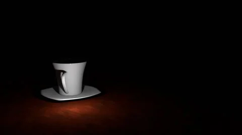 White Cup Stock Footage 63166428