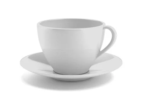White cup Stock Illustration