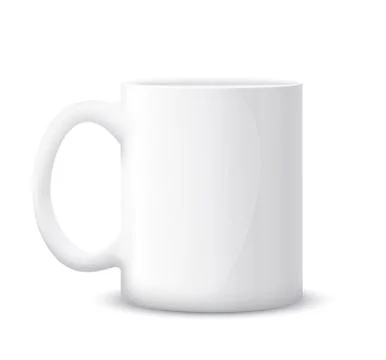 White cup Stock Illustration