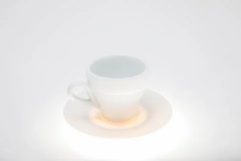White cup Stock Illustration