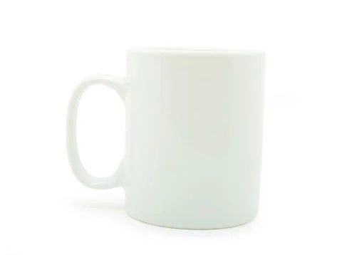 White  cup Stock-Fotos
