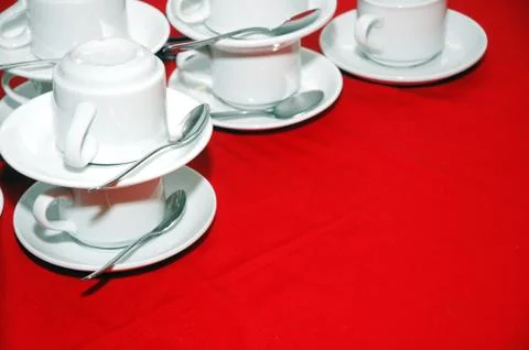 White cup Stockfoto's