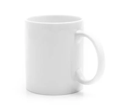 White cup on white Stock Photos