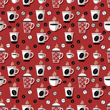 White cups Stock Illustration