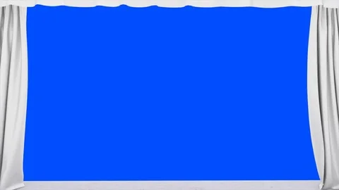 White Curtains Stock Footage 76217618