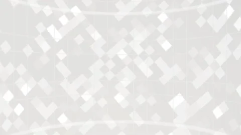 White Curve Pixel Grid Background Loop Animation. Stock Footage 286775670
