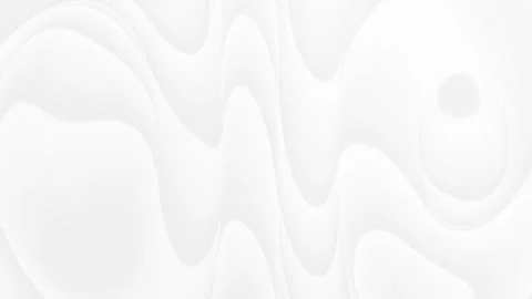 White curve waves flowing background. Seamless looping animation 4k video Vídeo Stock 336549022