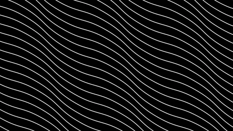 White Curved Lines In Dynamic Wave Motion Stock Footage 124506449