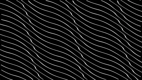 White Curved Lines In Dynamic Wave Motion Stock Footage 124506606
