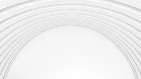 White curved structure, abstract background. Abstract building structures a.. Stock Photos
