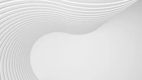 White curved structure, abstract background. Abstract building structures a.. Fotos de archivo