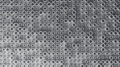 White Cylinder Pattern In The Top View Stock Illustration