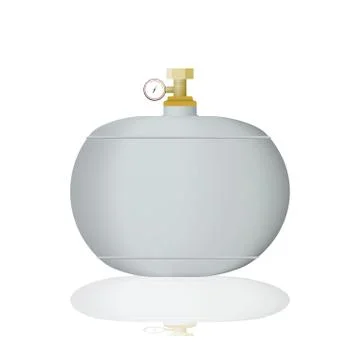 White cylinders. Illustrazione stock